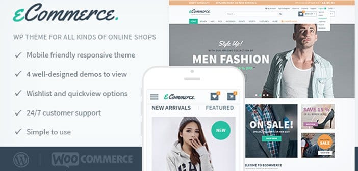 eCommerce – A WordPress Theme for All Kind of Online Shops