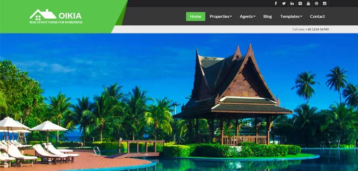 oikia wordpress theme