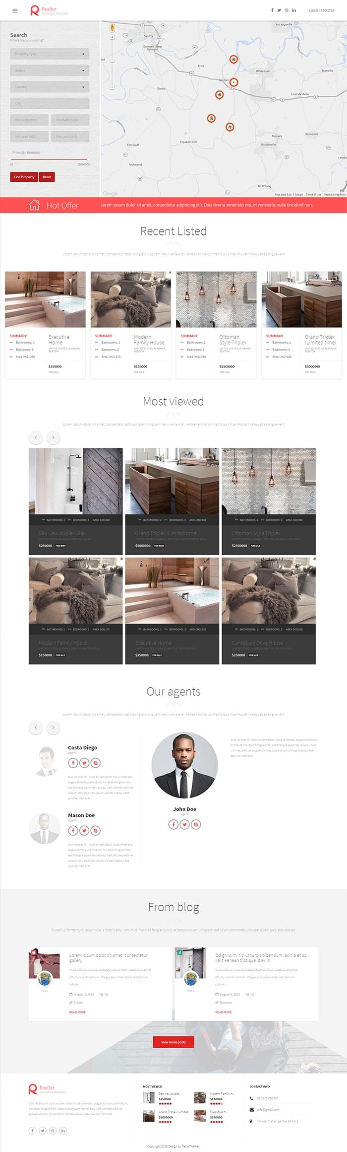 realtor wordpress theme