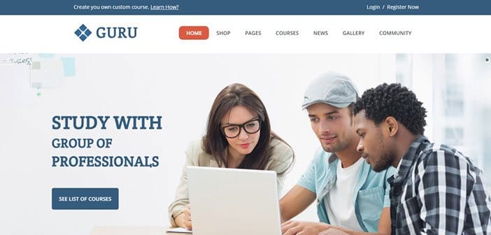 Guru | Learning Management WordPress Theme