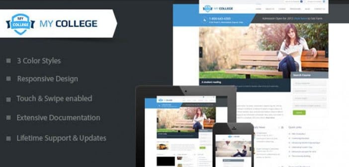 My College - Premium Education WordPress Theme