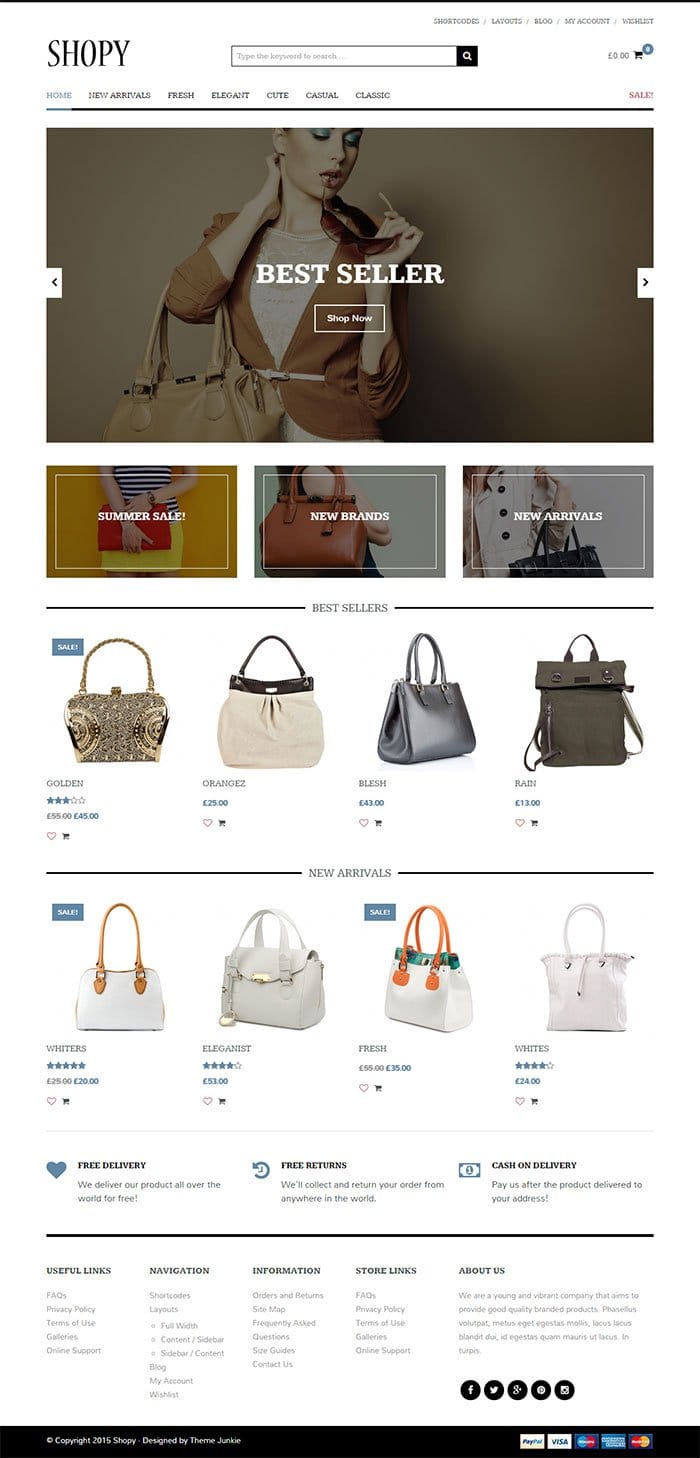 Shopy WordPress Theme