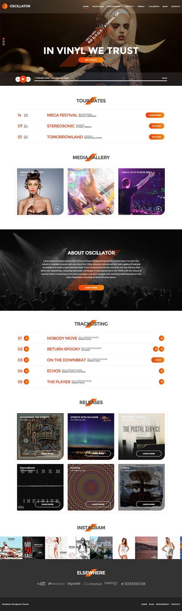 Oscillator WordPress Theme