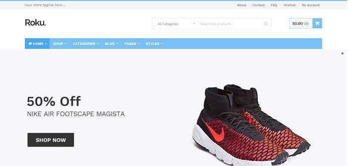 Roku – A Beautiful WordPress eCommerce Theme