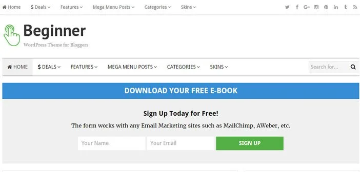 Beginner-WordPress-Theme