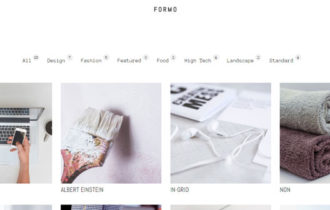 Formo – A Minimalist and Modern Portfolio WordPress Theme