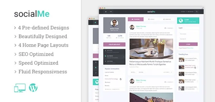 SocialMe WordPress Theme