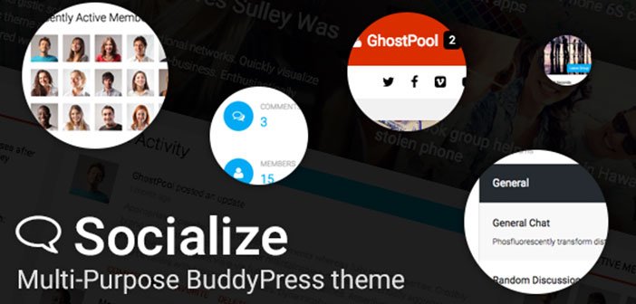 Socialize Multi-Purpose BuddyPress Theme