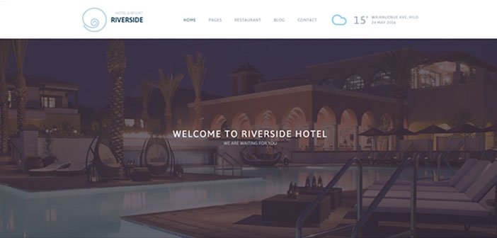 Riverside Resort – A Professional Hotel & Resort WordPress Theme
