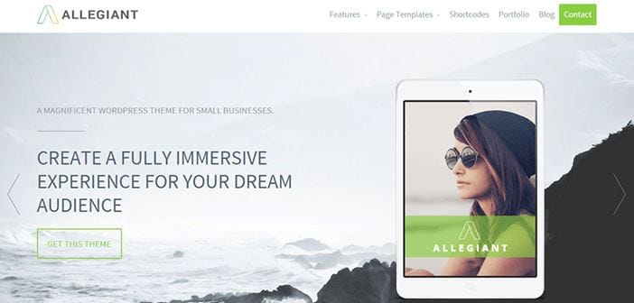 Allegiant - Multipurpose WordPress Theme