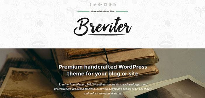 Breviter - An Elegant Blog WordPress Theme