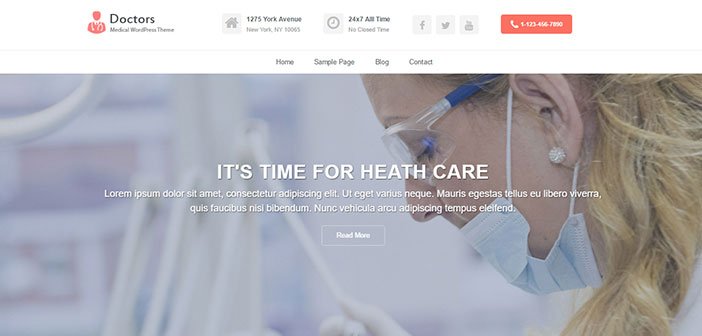 Doctors - Professional Medical WordPress Theme
