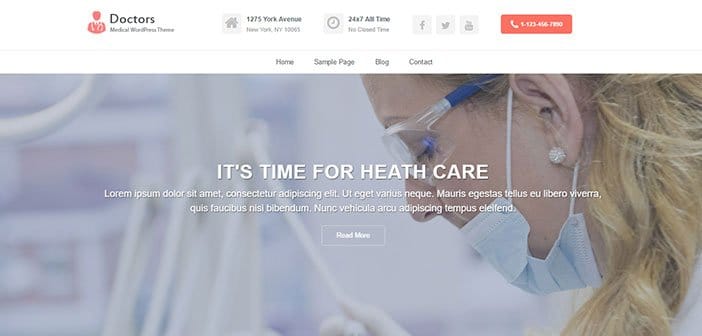 Doctors - Professional Medical WordPress Theme