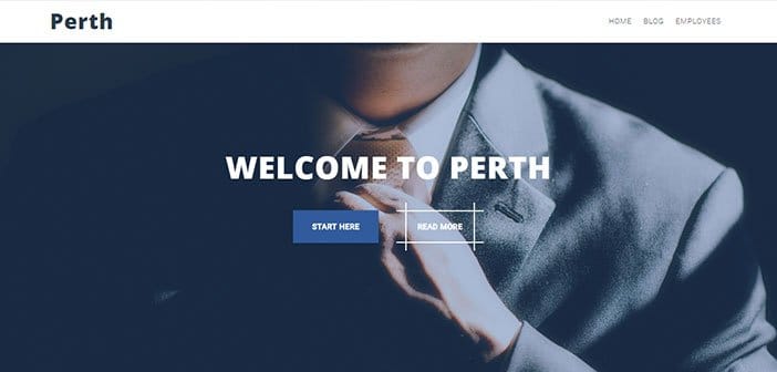 Perth - A Professional Business WordPress Theme