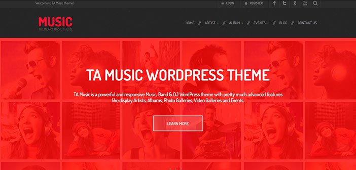 TA Music - Best Music Band WordPress Theme