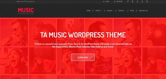 TA Music - Best Music Band WordPress Theme