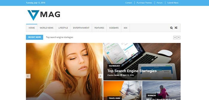 VMag Free WordPress Magazine Theme