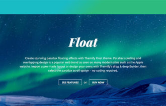 Float – The Parallax Floating Effects WordPress Theme