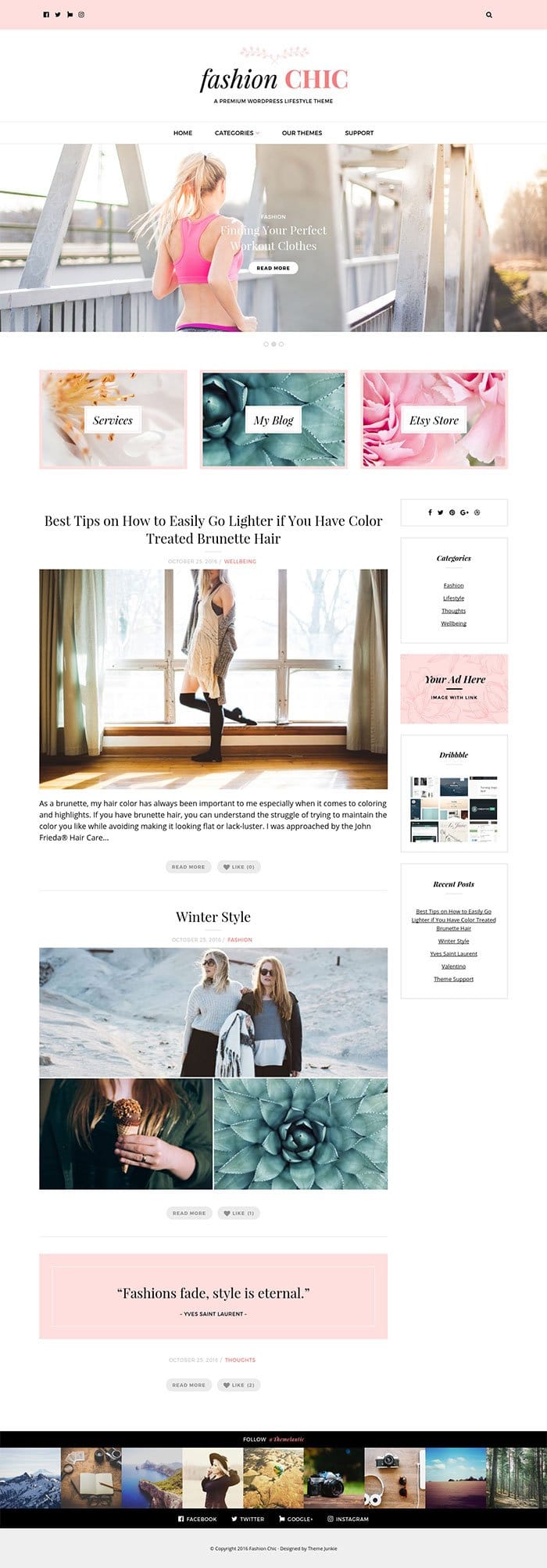 Fashion Chic A Stunning Fashion and Lifestyle Blog WordPress Theme