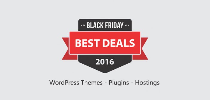 Black Friday & Cyber Monday WordPress Deals 2016