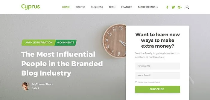 Cyprus WordPress Theme