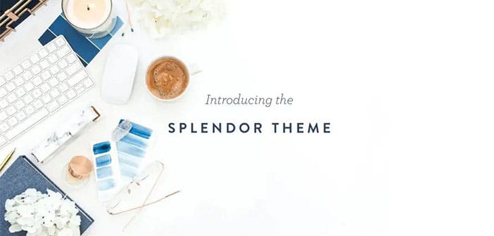 Splendor – A Feminine WordPress Theme built for bloggers